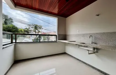 Apartamento com 02 suítes e varanda gourmet no santa helena