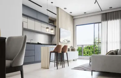 Apartamento de 02 quartos com varanda gourmet no são pedro