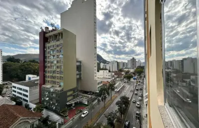 Locação - apartamento de 01 quarto e sala na av. rio branco disponível