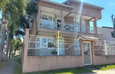 Casa com 6 dormitórios à venda, 260 m² por r$ 650.000 - jardim algarve - alvorada/rs