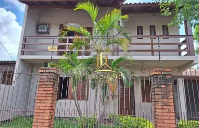 Casa com 4 dormitórios à venda, 260 m² por r$ 480.000,00 - jardim algarve - alvorada/rs