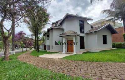 Casa com 4 dormitórios à venda, 440 m² por r$ 3.700.000,00 - condomínio reserva colonial - valinhos/sp