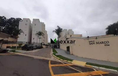 Apartamento com 3 dormitórios à venda, 77 m² por r$ 550.000 - condomínio piazza di san marco - valinhos/sp
