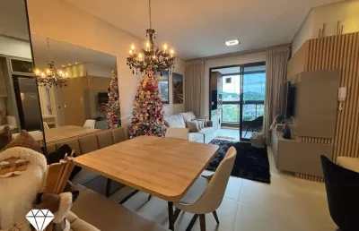 Lindo apartamento, finamente mobiliado e decorado, 4° piso, piscina, área de fes