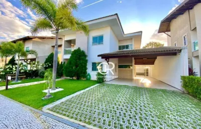 Casa duplex alto padrão com 4 suítes à venda, 320 m² - pires façanha - eusébio/ce