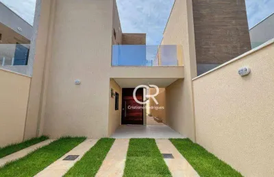 Casa com 4 suítes, espaço para home office, amplo quintal, à venda - edson queiroz - fortaleza/ce