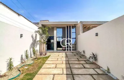 Casa com 3 suítes à venda, próximo a cidade alpha - eusébio/ce