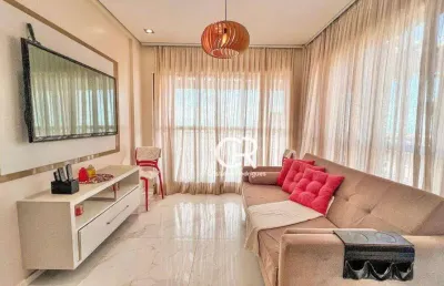 Porteira fechada, apartamento duplex com varandão com hidro, 3 suítes à venda - porto das dunas - aquiraz/ce