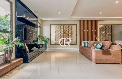 Casa duplex em condomínio de alto padrão com 4 dormitórios e varanda gourmet 2 ambientes à venda - cajazeiras - fortaleza/ce