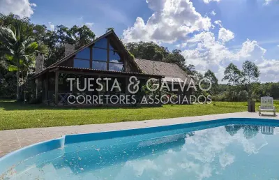 Chácara / sítio com 3 quartos à venda na estrada geral de guajuvira, s/n, guajuvira, araucária, 105000 m2 por r$ 3.600.000
