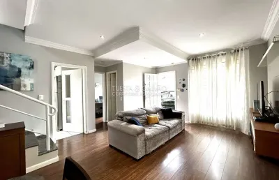 Casa em condomínio fechado com 3 quartos à venda na rua elias moyses schelela, 508, uberaba, curitiba, 151 m2 por r$ 669.000