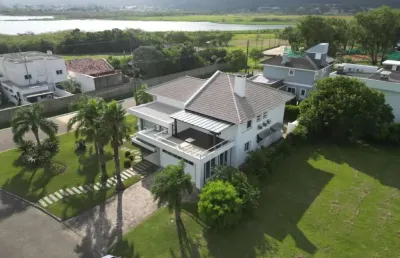 Casa em condomínio fechado com 4 quartos à venda na estância da serra, 1111, vila da serra, osório, 382 m2 por r$ 2.800.000