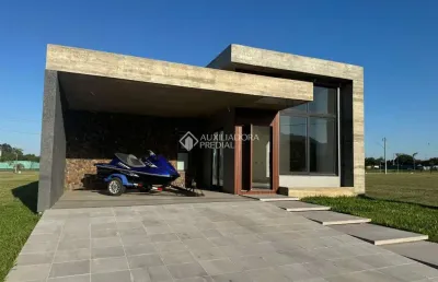 Casa em condomínio fechado com 3 quartos à venda na linha peixoto, 24, palmital, osório, 184 m2 por r$ 1.470.000