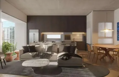 Apartamento para venda em curitiba, champagnat, 2 dormitórios, 2 suítes, 3 banheiros, 2 vagas