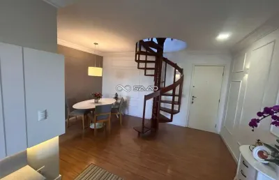 Cobertura duplex para venda em curitiba, água verde, 3 dormitórios, 1 suíte, 3 banheiros, 2 vagas