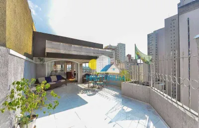 Escolha uma das coberturas, ou as duas! espaços amplos, sol, conforto, uma vista linda e definida