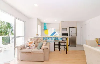 Apto 2 dorm  (1 suíte) 1 vaga piso aquecido nos 2 bwc