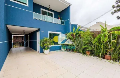 Sobrado com edícula, 4 dormitórios 190 m²  - afonso pena - são josé dos pinhais/pr