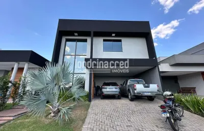 Casa à venda 3 quartos, 3 suites, 4 vagas, 266m², parque tauá, londrina - pr | condomínio araçari