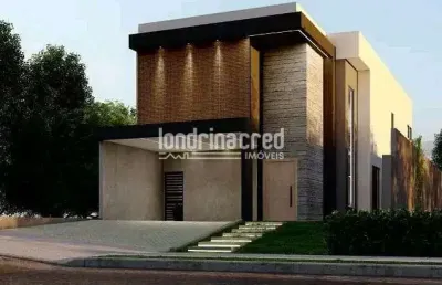 Casa à venda 3 quartos, 3 suites, 4 vagas, 186m², parque tauá, londrina - pr | condomínio aranguá
