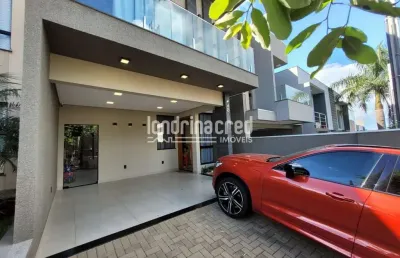 Casa à venda 3 quartos, 1 suite, 2 vagas, 126m², jardim ecoville i, cambé - pr | condomínio morada