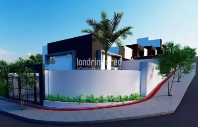Casa sobrado novo à venda, jd parque universidade/ colinas, próximo ao columbia londrina, pr