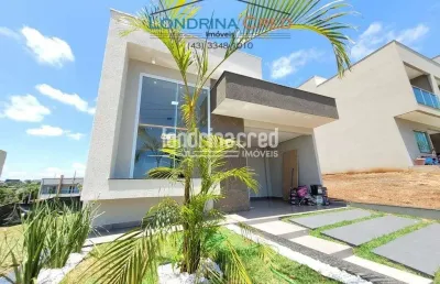 Oportunidade condomínio heimtal park - casa térrea nova à venda, região norte de londrina - heimtal