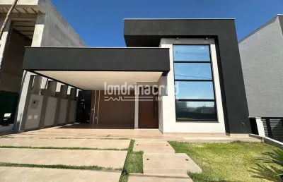 Excelente casa térrea em condomínio, à venda, parque taua condomínio araçari, londrina, pr, 3 quart