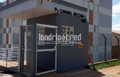 Apartamento no condomínio carmel benzzina, 02 quartos, sala, cozinha, 01 vaga de garagem e  44m² de