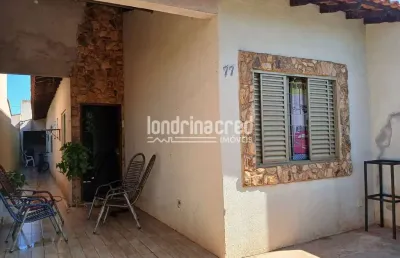 Casa à venda, lagoa azul, bela vista do paraíso, pr com dois dormitórios, sendo uma suíte, sala, co