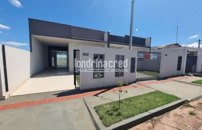 Casa espetacular  cambé: 2 quartos (1 suíte), 1 banheiro, vaga coberta, piso porcelanato e amplo es