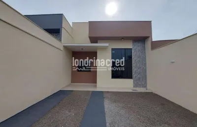 Casa à venda em londrina: 3 quartos (1 suíte), área gourmet com churrasqueira, 95m² construídos em