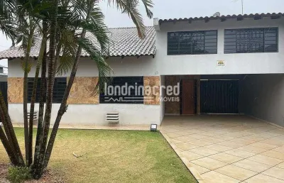 Casa região central de ibiporã, 5 quartos sendo 1 suíte, 650 m2 de terreno, 220 m2 de construção, 4