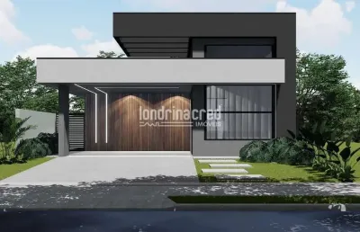 Casa térrea em condomínio de luxo com 3 suítes, fino acabamento, lazer completo e segurança 24h – c
