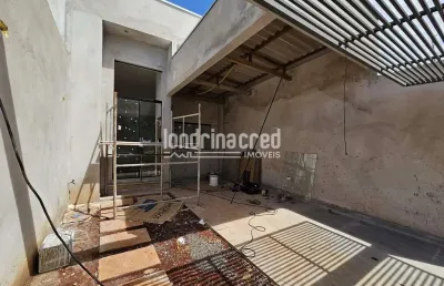 Casa geminada em construção, 3 quartos (1 suíte), 98m² de área útil, 150m² de terreno, sala, cozinh