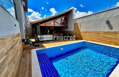 Oportunidade: casa no jd. igapó com 3 dormitórios, suíte com hidromassagem, piscina aquecida, área