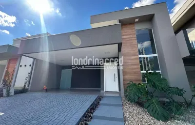 Linda casa térrea em condomínio fechado com 3 quartos, spa, cozinha gourmet e lazer completo com se