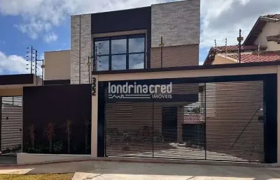 Casa de alto padrão no jd universitário com 226m², 3 suítes, piscina, espaço gourmet, sistema fotov