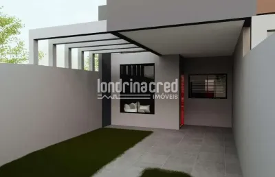Casa no jardim são paulo ii – londrina/pr: 2 dormitórios (1 suíte), sala, cozinha, lavanderia, 1 va