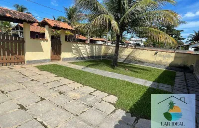 Bela casa com excelente área externa em praia seca - araruama