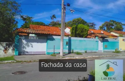 Bela casa com quintal amplo em araruama - vila capri