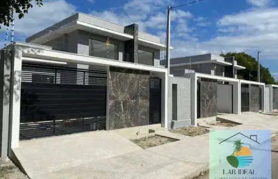 Casa 3 quartos com suíte em rio das ostras - serramar