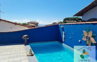 Casa porteira fechada em araruama c/ 7 quartos e piscina