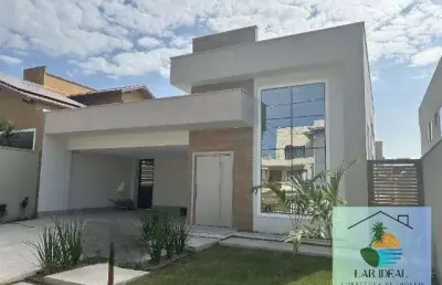 Casa com 3 suítes no condomínio blue garden - s. p. da aldeia