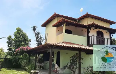 Casa 4 quartos c/ terreno de 1.200 m2, praia seca - araruama