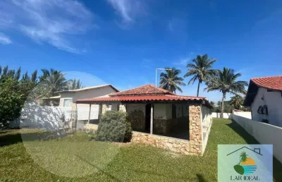 Casa 3 quartos em frente à lagoa - praia seca-araruama