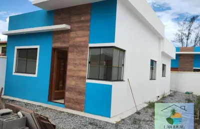 1ª locação: casa 2 quartos no condomínio long beach-unamar