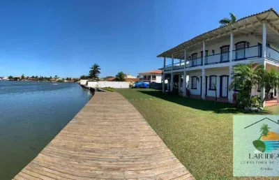 Mansão c/ piscina na ogiva frente ao canal - cabo frio-rj