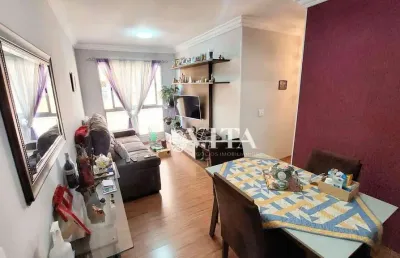 Apartamento mobiliado com 2 dormitórios à venda, 52 m² por r$ 298.000 - jardim são judas tadeu - guarulhos/sp