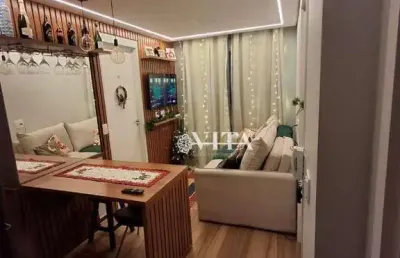 Apartamento com 2 dormitórios à venda, 37 m² por r$ 315.000,00 - vila das bandeiras - guarulhos/sp